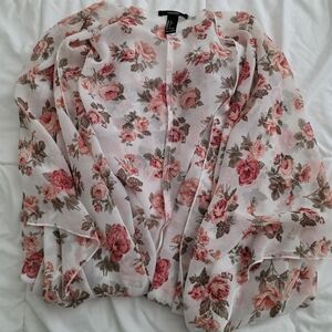 GYPSY BOHO WHIMSY FLORAL DUSTER KIMONO